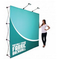 Pop-Up Fabric Display - Straight Wall With No Wrap Around (8'x8')
